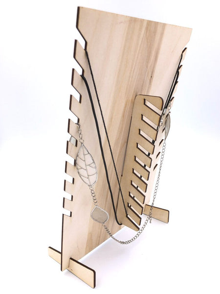 Necklace Display Stand, Rectangle with Notches Bust - INSTANT Digital Download