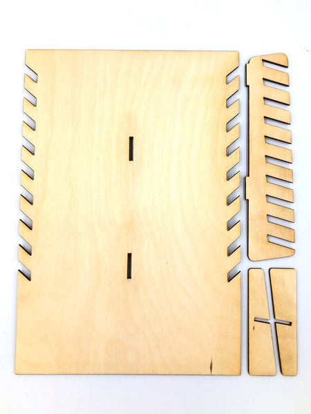 Necklace Display Stand, Rectangle with Notches Bust - INSTANT Digital Download