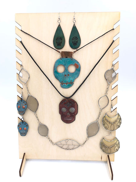 Necklace Display Stand, Rectangle with Notches Bust - INSTANT Digital Download