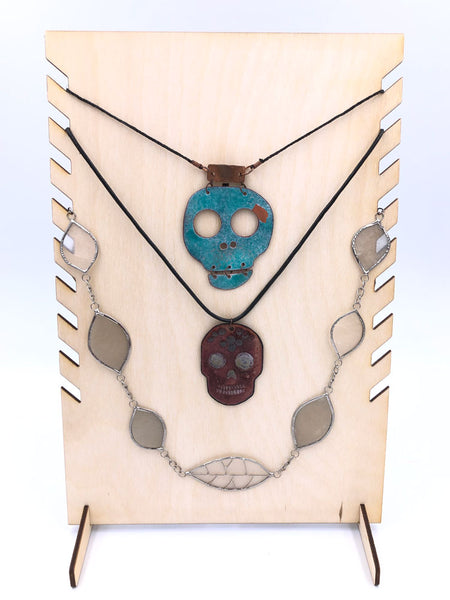 Necklace Display Stand, Rectangle with Notches Bust - INSTANT Digital Download