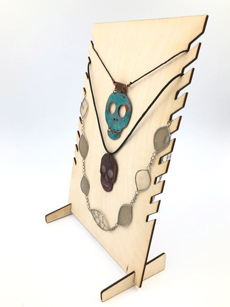 Necklace Display Stand, Rectangle with Notches Bust - INSTANT Digital Download