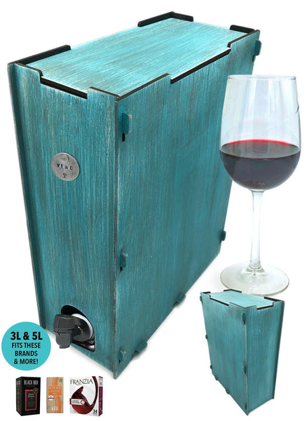 Box Wine Cover Wood - 3L + 5L Bota Box, Black Box, Franzia, & More