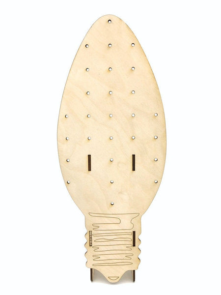 Earring Display Stand - Light Bulb, SVG - INSTANT Digital Download