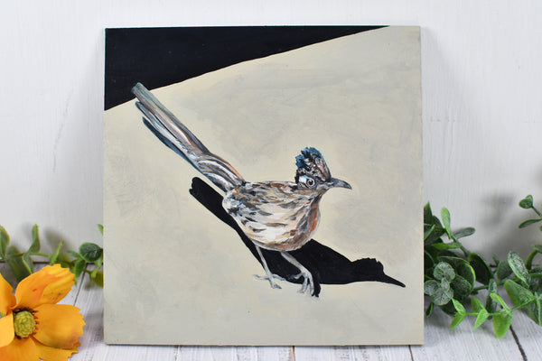 Tucson Roadrunner - Bird Original Acrylic Painting
