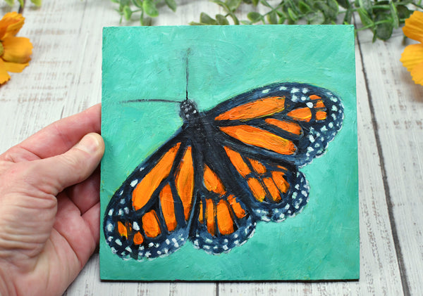 Monarch Butterfly - Original Acrylic Painting