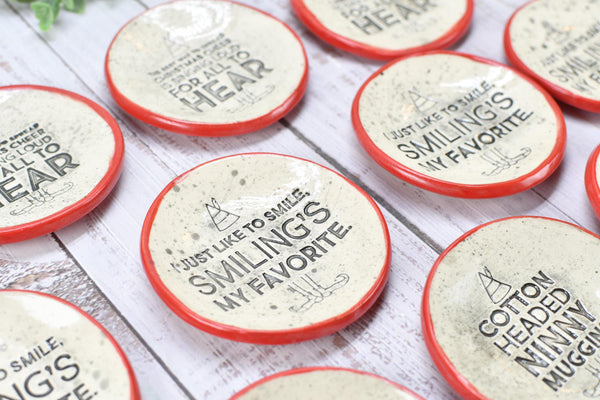 Buddy The Elf Christmas Ceramic Small Spoon Rest, Jewelry Trinket Dish, Handmade Pottery Hand Painted, Best Cup of Coffee, Son of Nutcracker