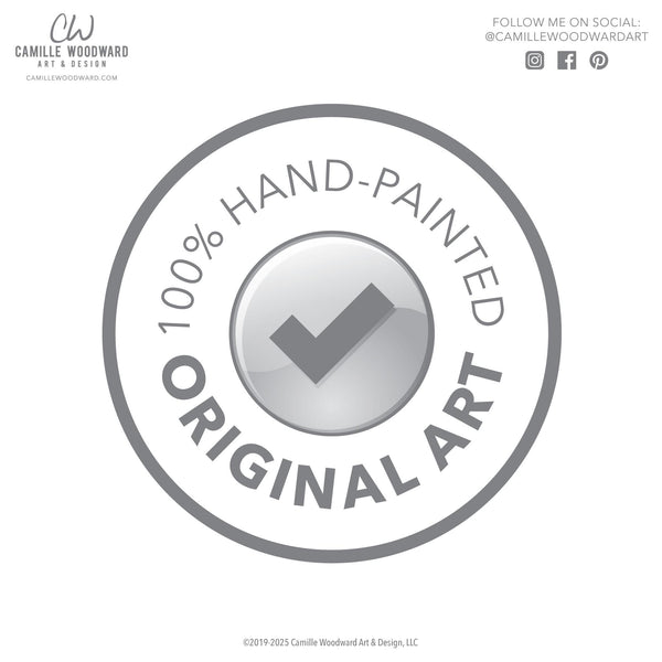 Abstract Painting, Original Mixed Media Orange and Gray Wall Art on Paper