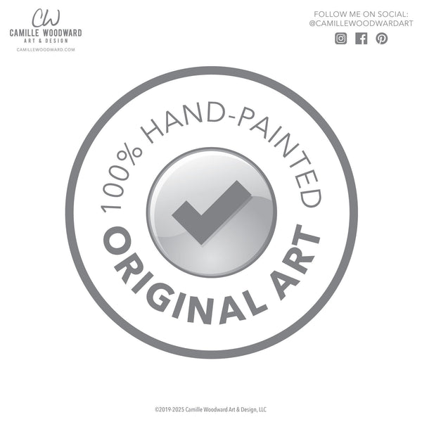 Abstract Red Poppy Floral Painting, Mixed Media Wood Panel Art