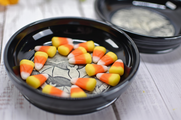 Handmade Bats Small Candy Dish - Bat Lover Gift, Gothic Ceramic Pottery Bowl for Halloween, Nuts, Snacks, Trinkets, Condiments, & Small Soap