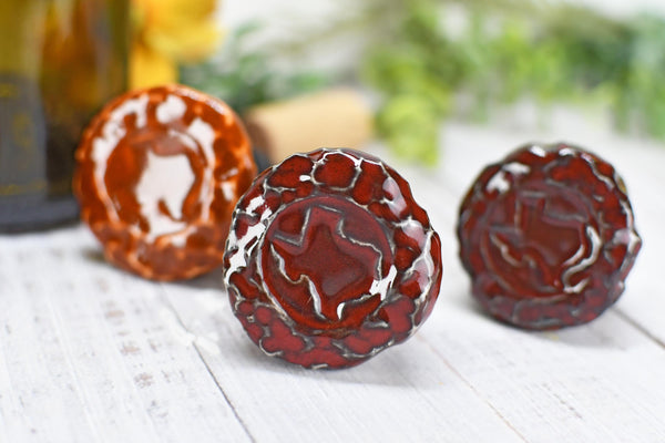 Texas Wine Bottle Stopper, Handmade Ceramic Christmas Barware Gift for Austin Football Champs, Housewarming, Groomsman, Secret Santa Unique