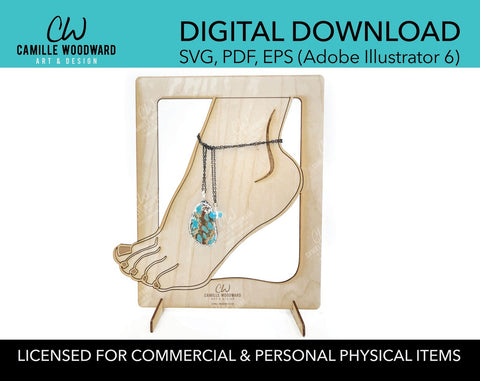 SVG Wildflower Travel Earring Holders Set #2 of SVG Laser Cut Files for  Glowforge, Stud Earring Holder, Minimalist Jewelry Stands Boho