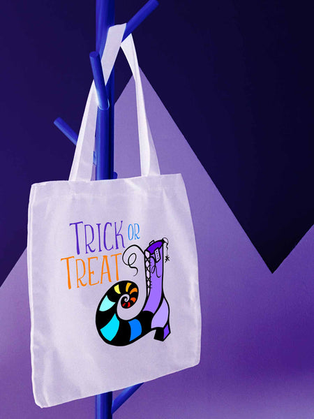 Trick or Treat Witch Boot, PNG - Sublimation  Digital Download